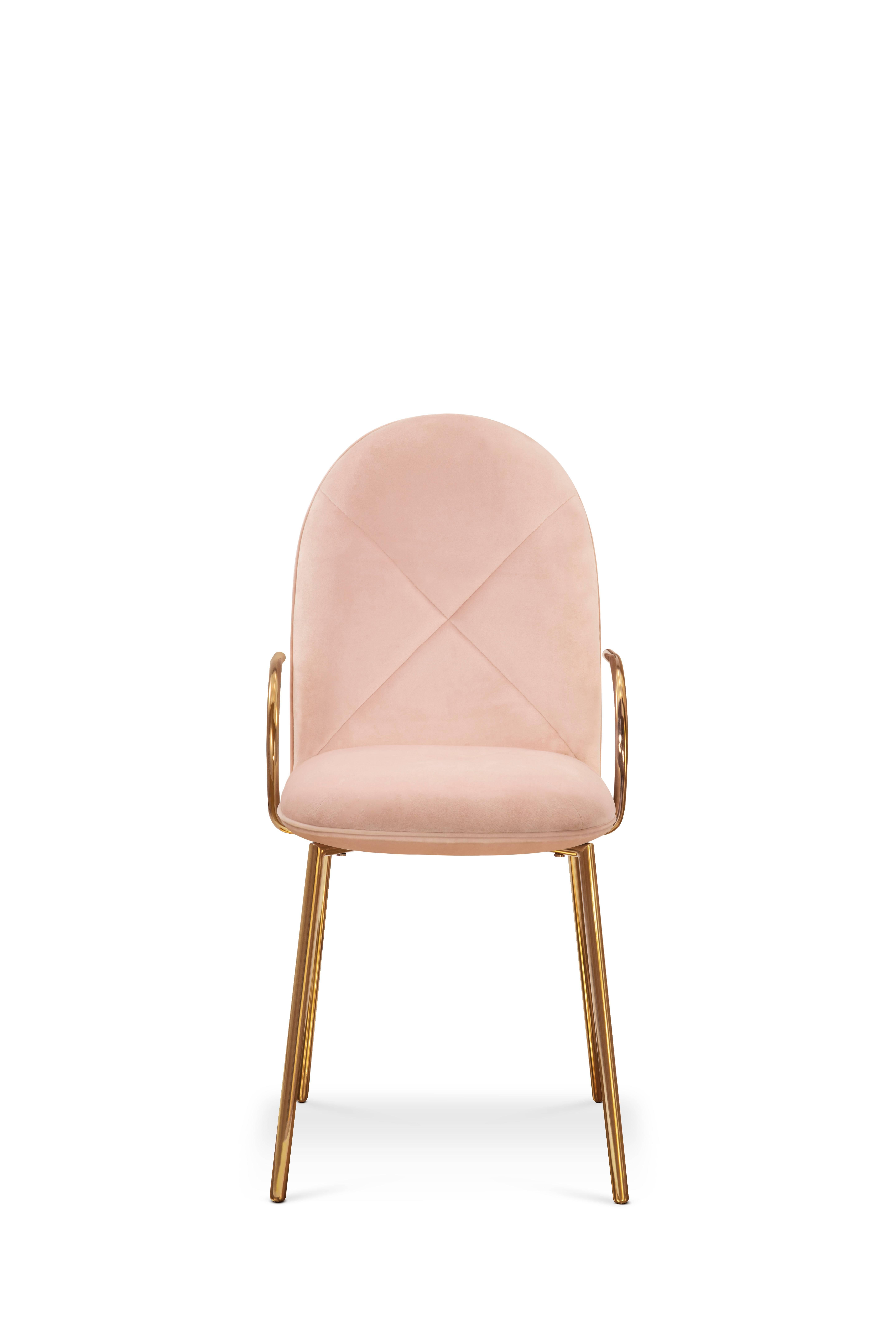 Other Orion Chair Blush Rose by Nika Zupanc for Scarlet Splendour For Sale