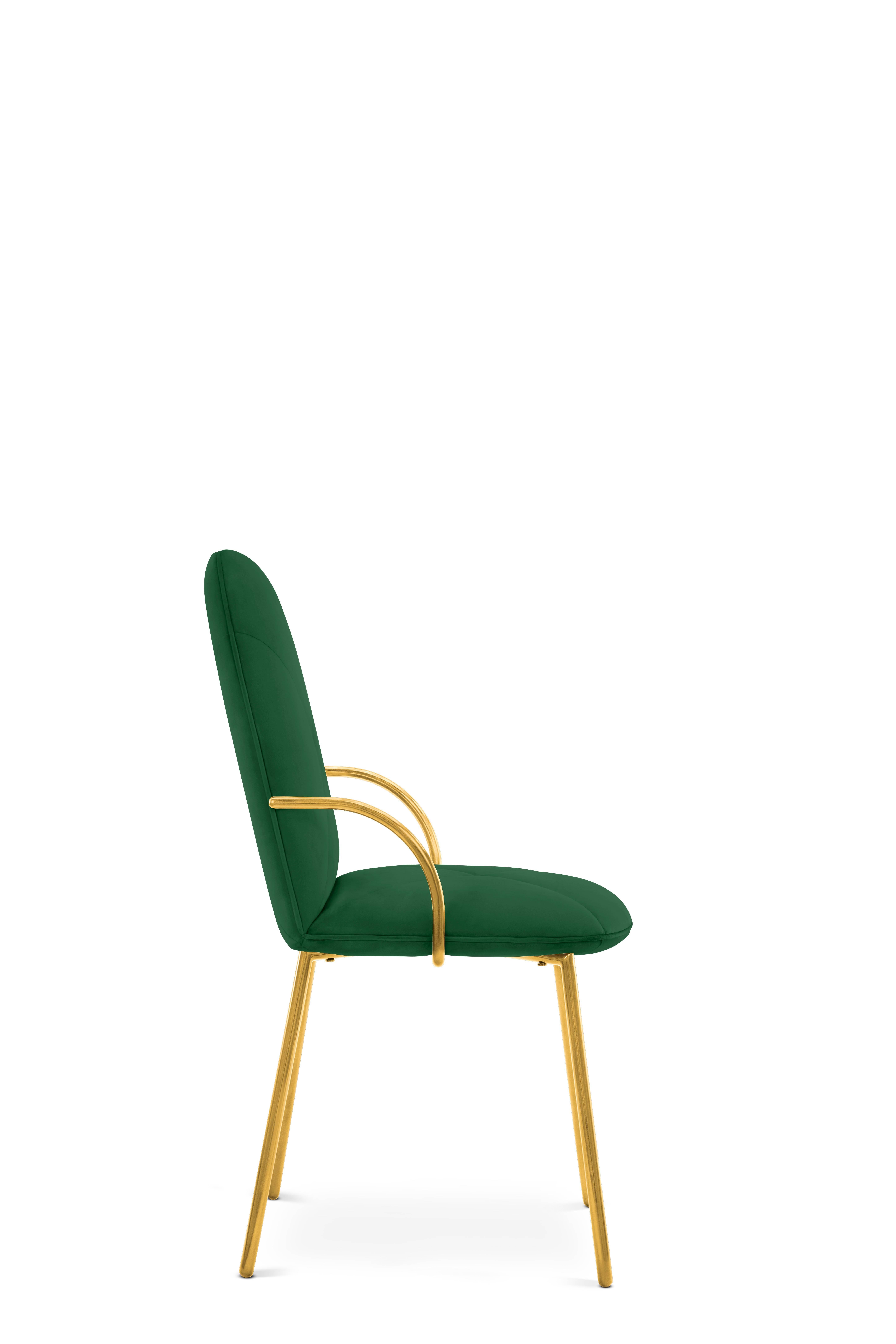 Indian Orion Chair Green by Nika Zupanc for Scarlet Splendour For Sale