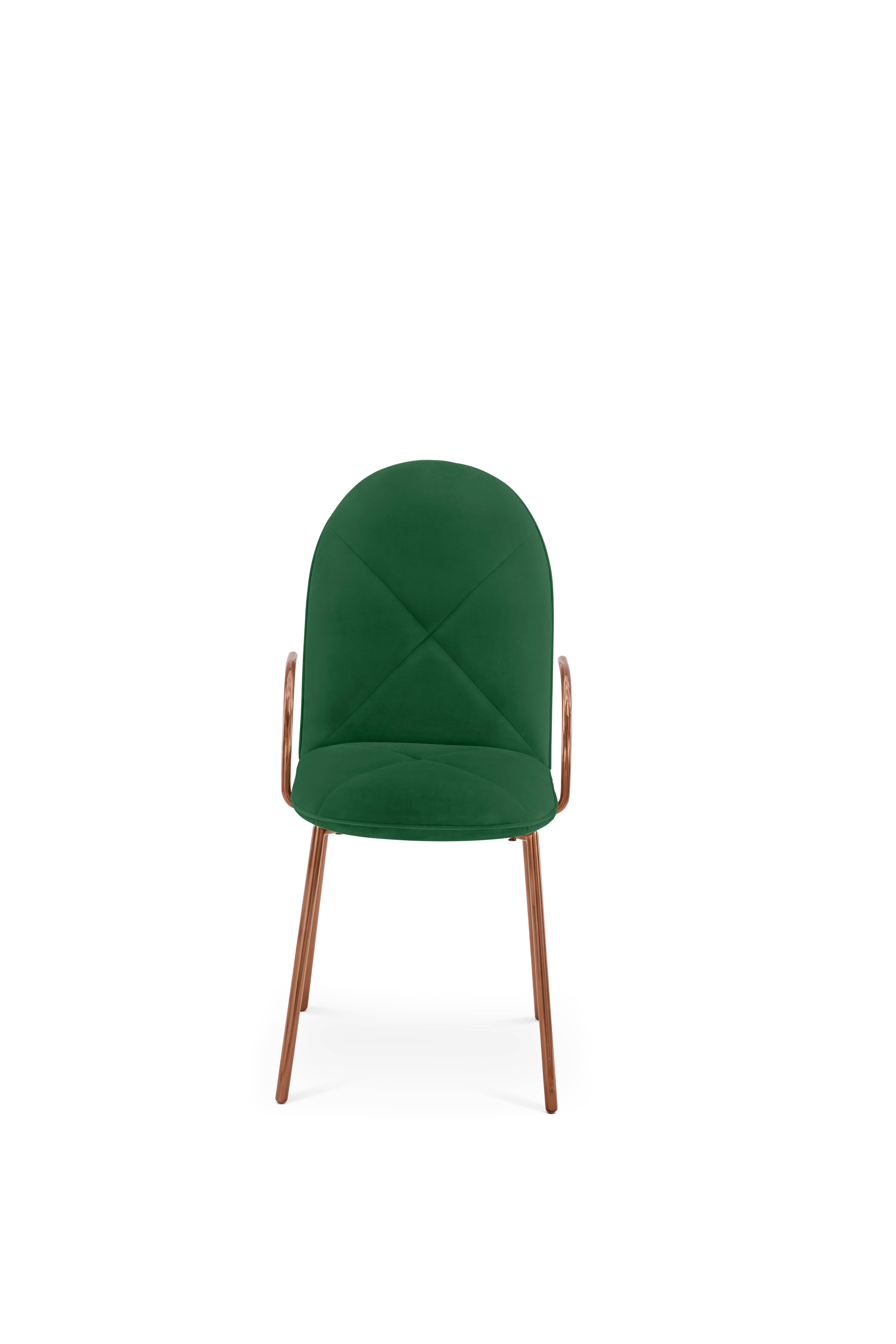 Orion Chair Green by Nika Zupanc for Scarlet Splendour For Sale 1