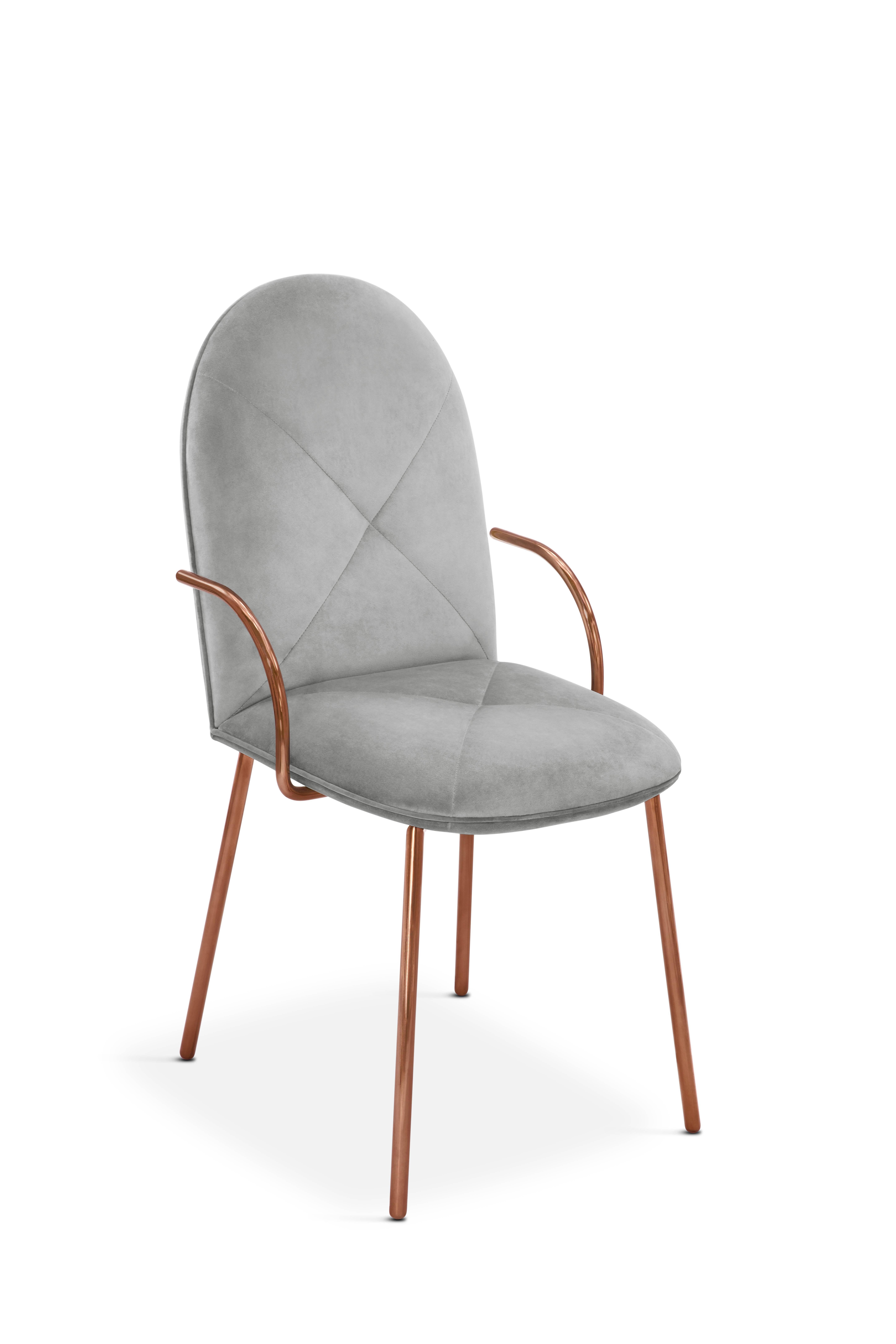 Indian Orion Chair Grey by Nika Zupanc for Scarlet Splendour For Sale