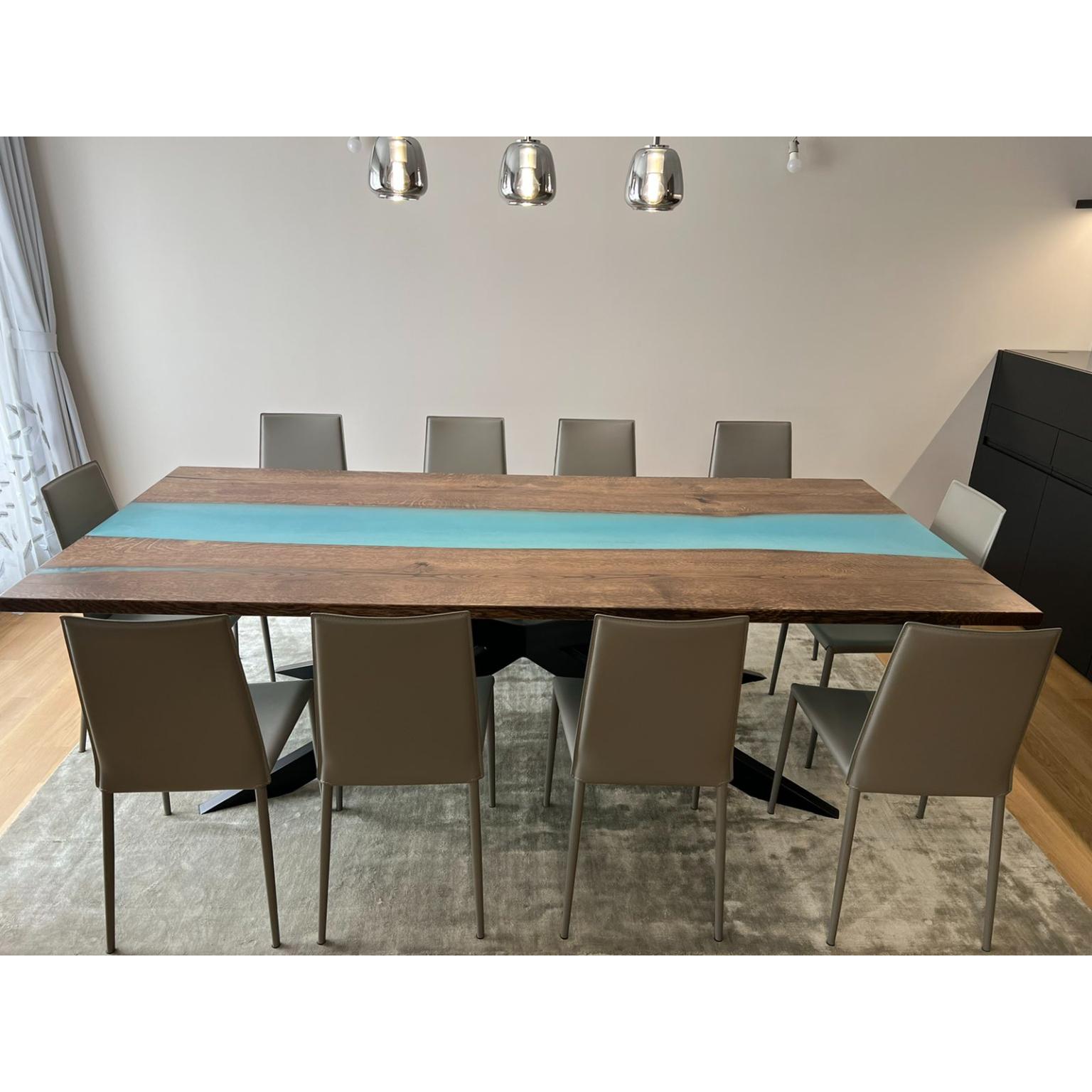 Contemporary Orion Dining Table by KV Design For Sale
