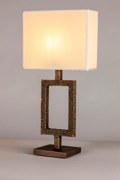 ORION - Italian Table Lamp in Cast Solid Brass