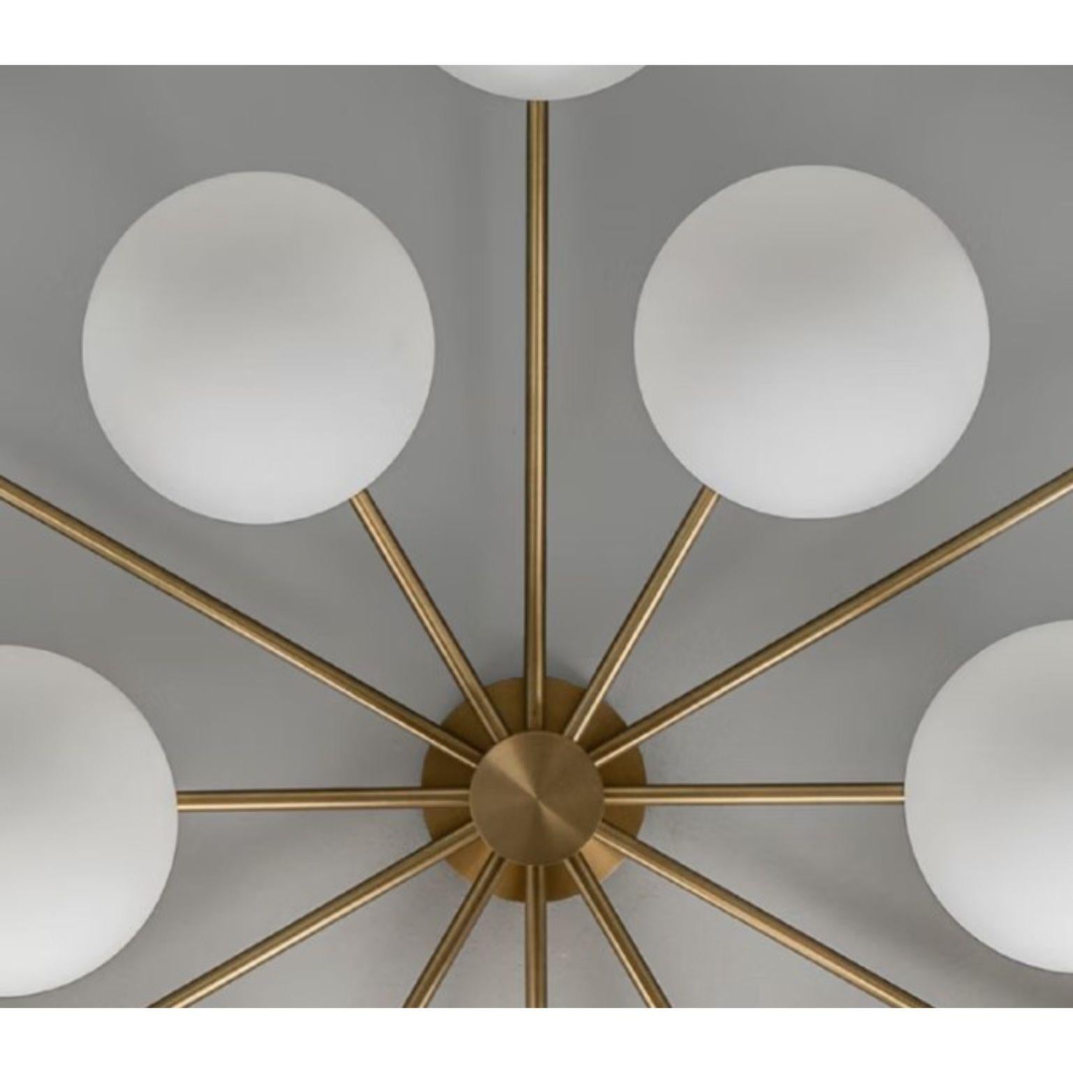 Polish Orion Round Chandelier by Schwung For Sale