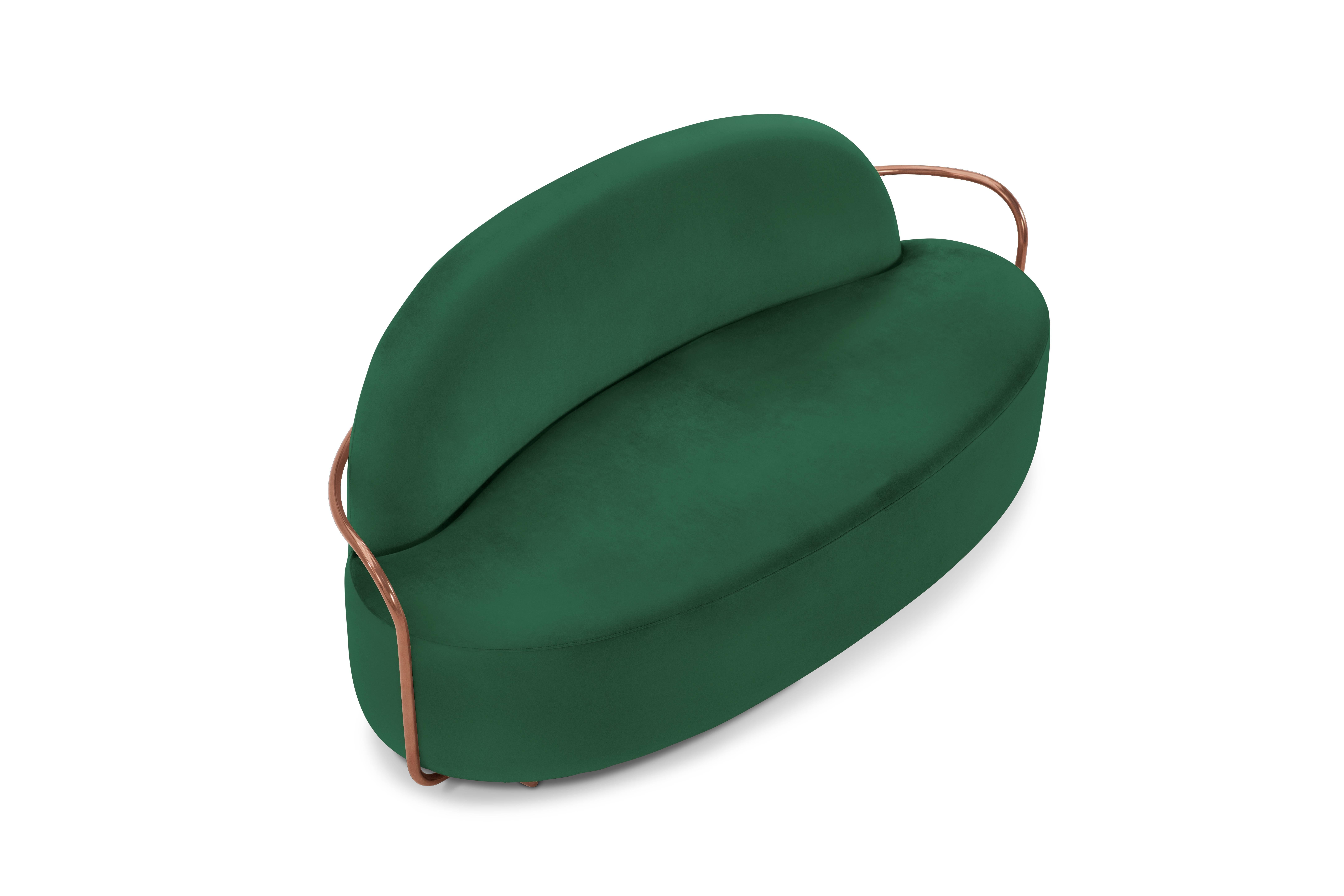 Indian Orion Sofa Green by Nika Zupanc for Scarlet Splendour For Sale