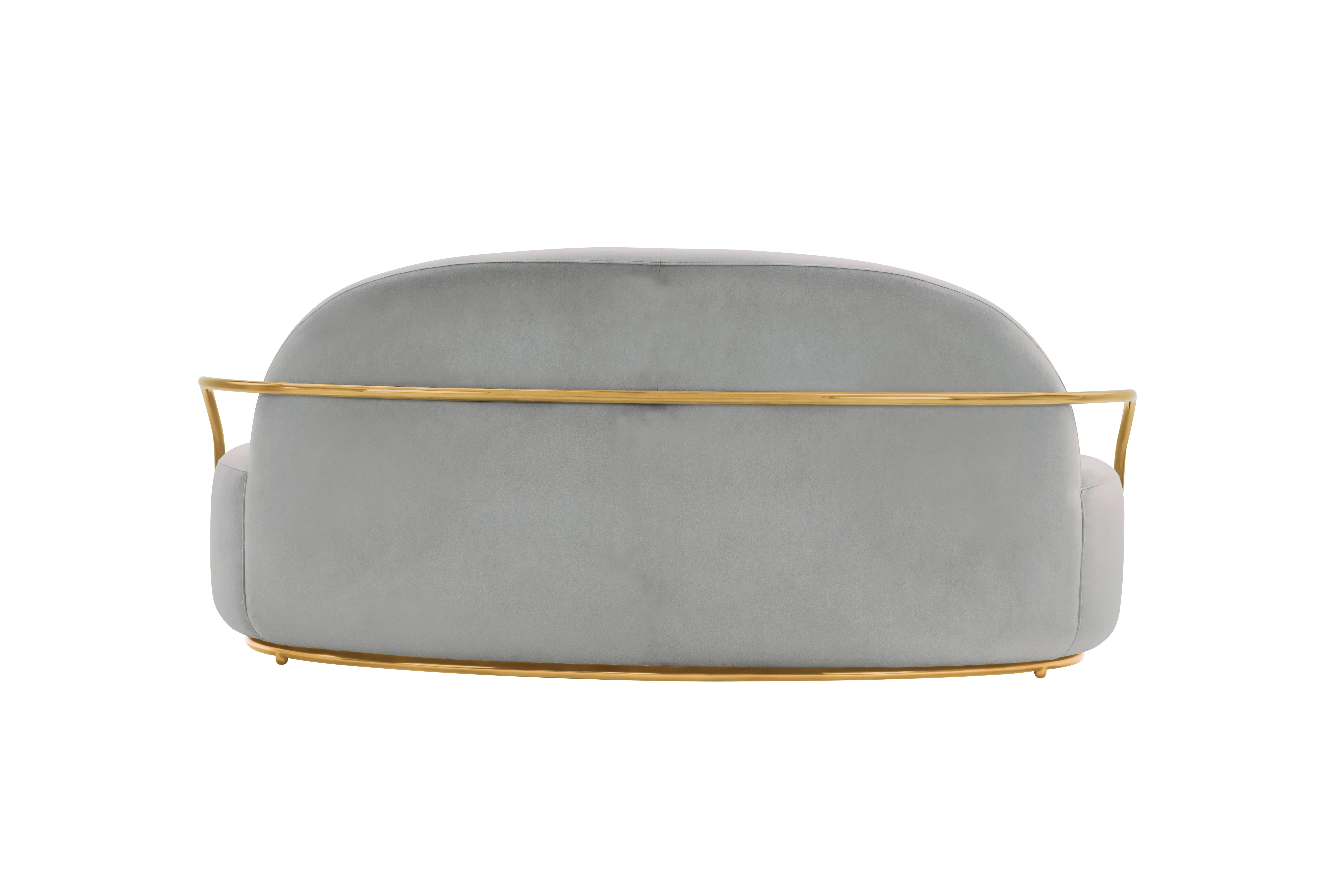 Other Orion Sofa Grey by Nika Zupanc for Scarlet Splendour For Sale
