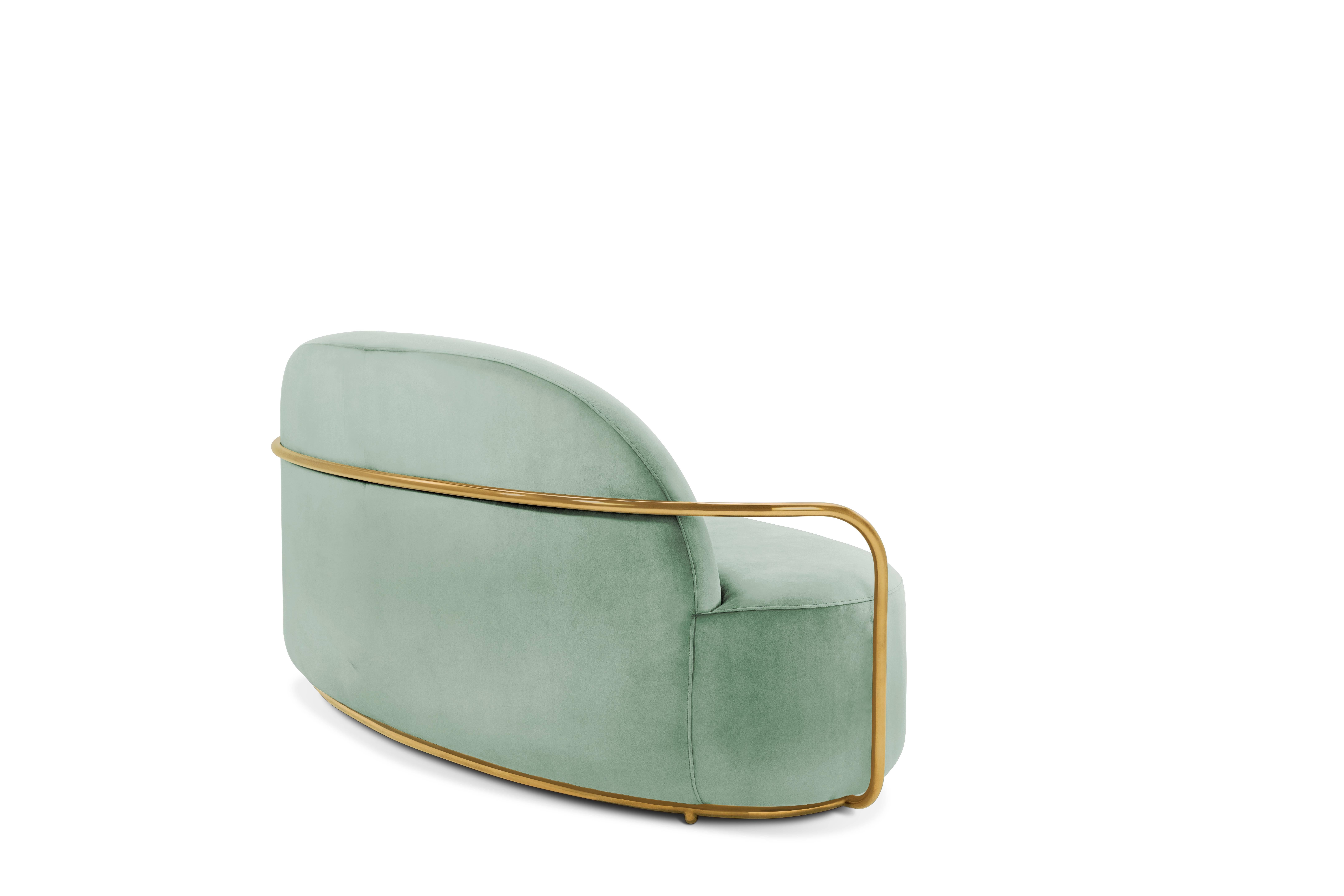 Indian Orion Sofa Jade by Nika Zupanc for Scarlet Splendour For Sale