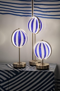 ORION SWIRL Table Lamp in Murano glass by Bethan Gray & Baroncelli