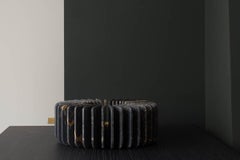 Orion Wide Saint Laurent Grey marble Flower vase and Candleholder by Dan Yeffet