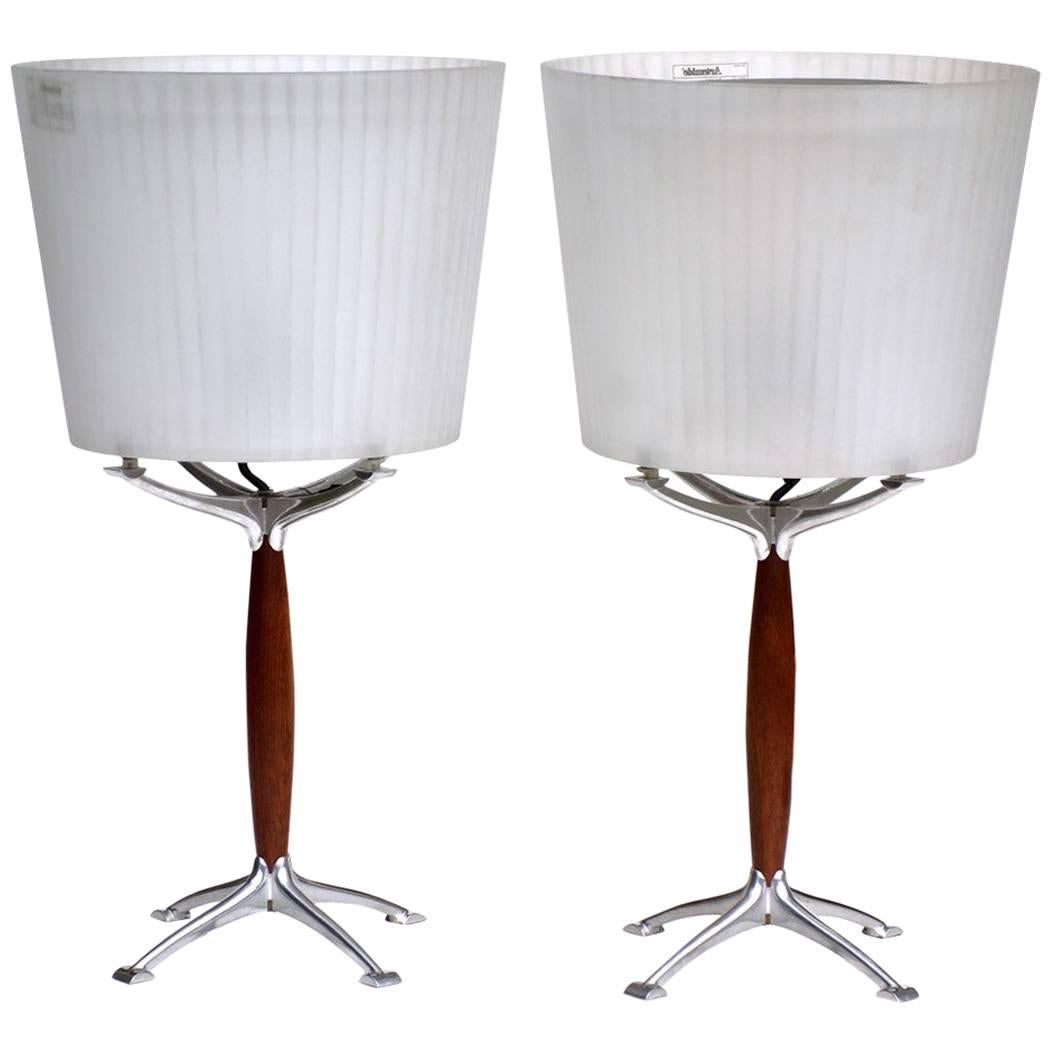 ""Orione"" Rodolfo Dordoni von Artemide 1992 Italienisches Design, Paar Tischlampen im Angebot