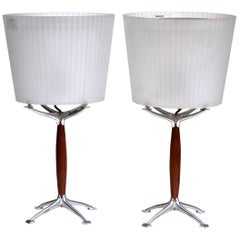 "Orione" Rodolfo Dordoni by Artemide 1992 Italian Design Pair of Table Lamps