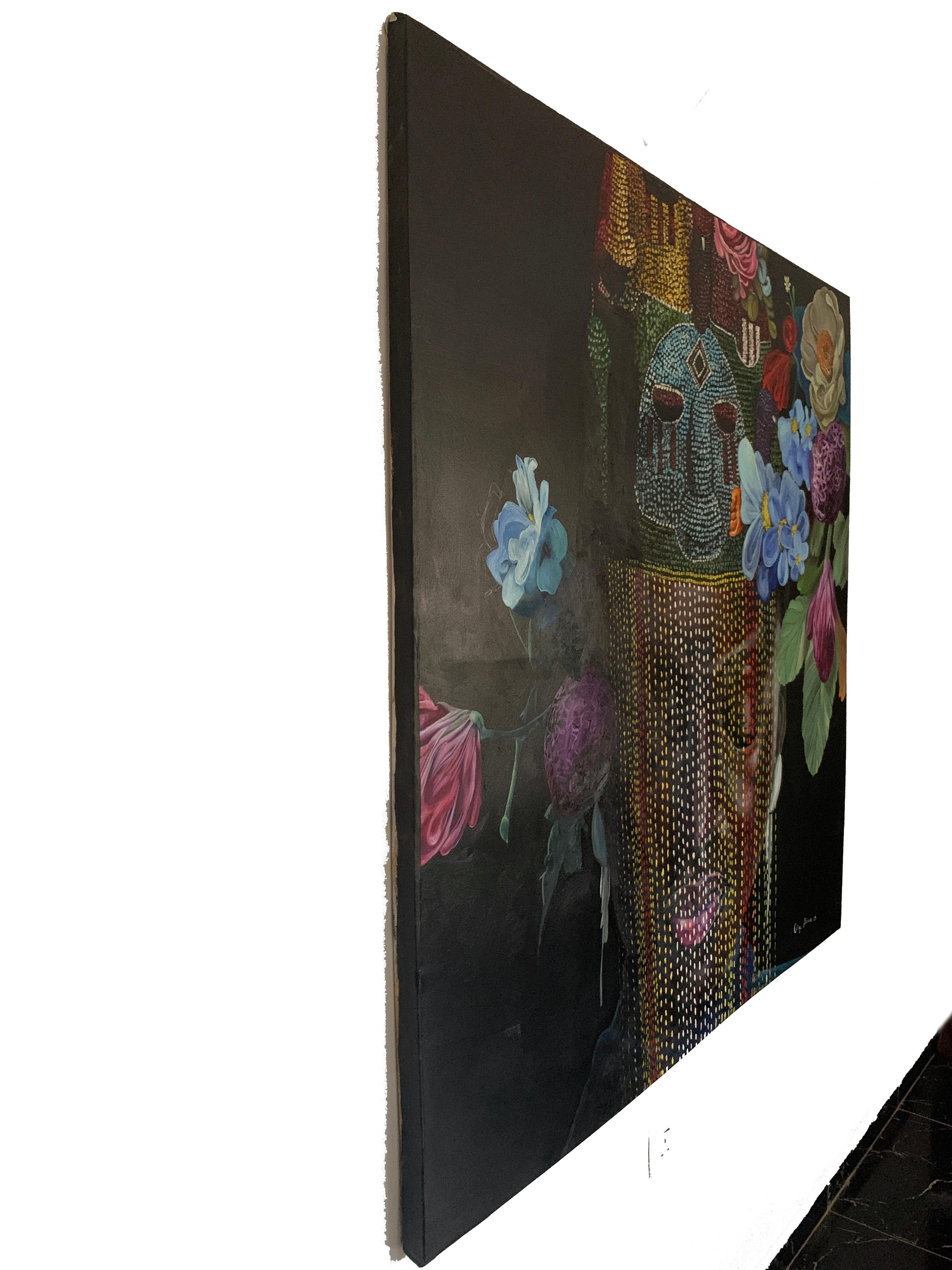 As Above... As within..., The answers we seek - Contemporary Painting by Orioye Bukola Samuel