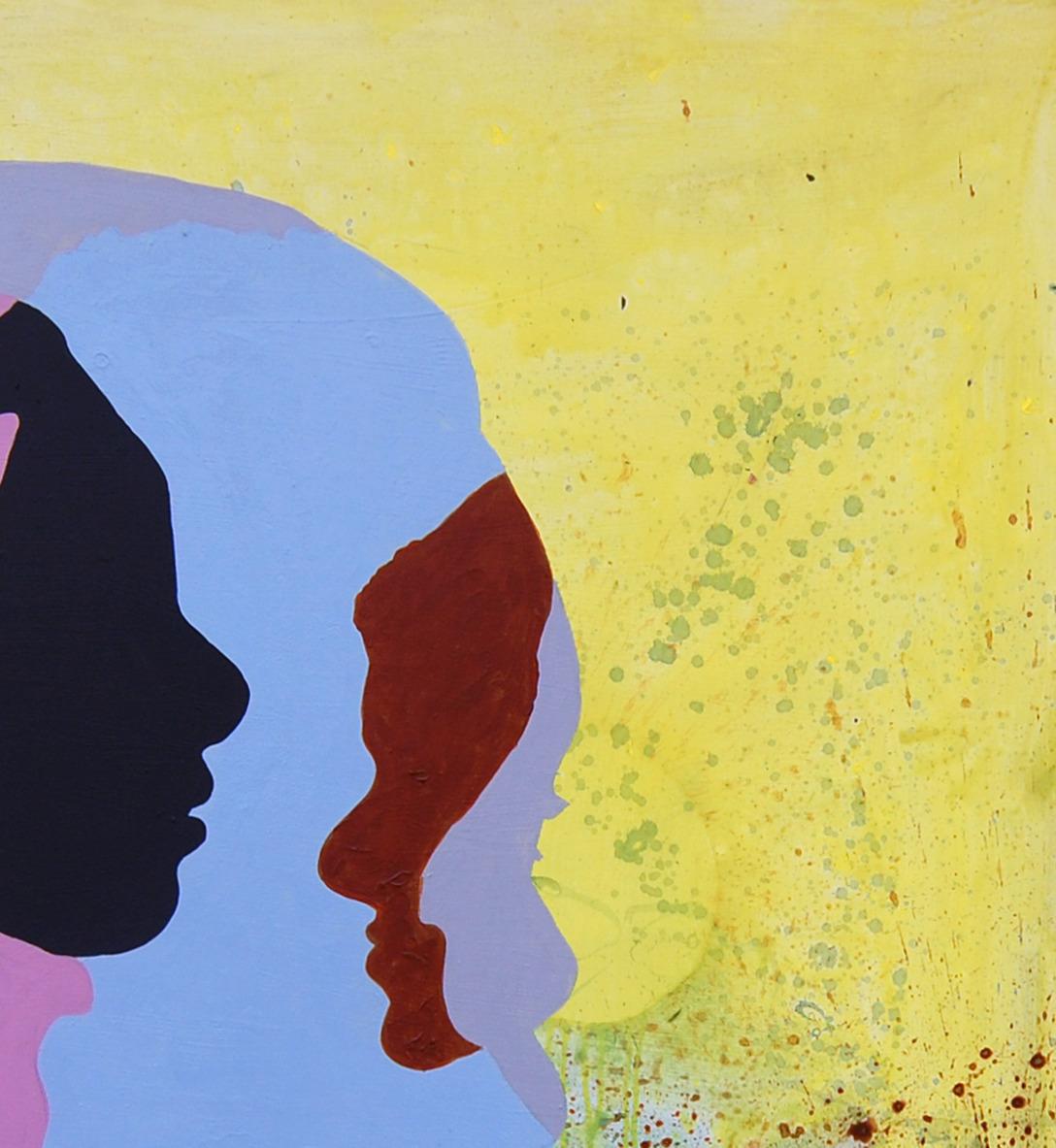 DID (Identità Dissociativa) - 21° secolo, Figurativo contemporaneo, colorato - Painting Espressionista di Orioye Samuel