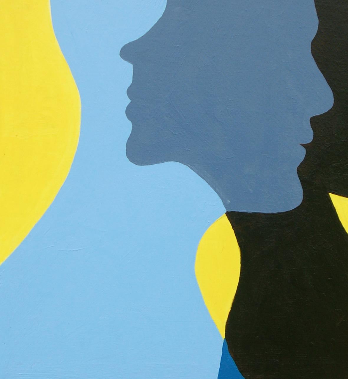 Dissonanz 2 (Schwarz), Figurative Painting, von Orioye Samuel