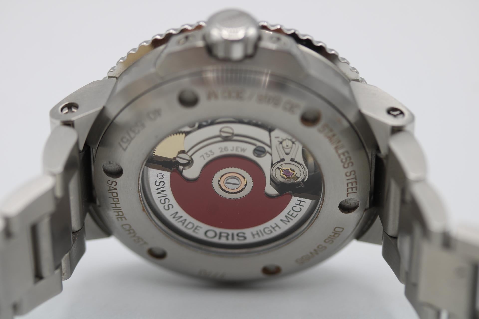 Oris Aquis Date 36,5 mm  Quadrante MOP verde acqua marina  2024  Set completo in vendita 7