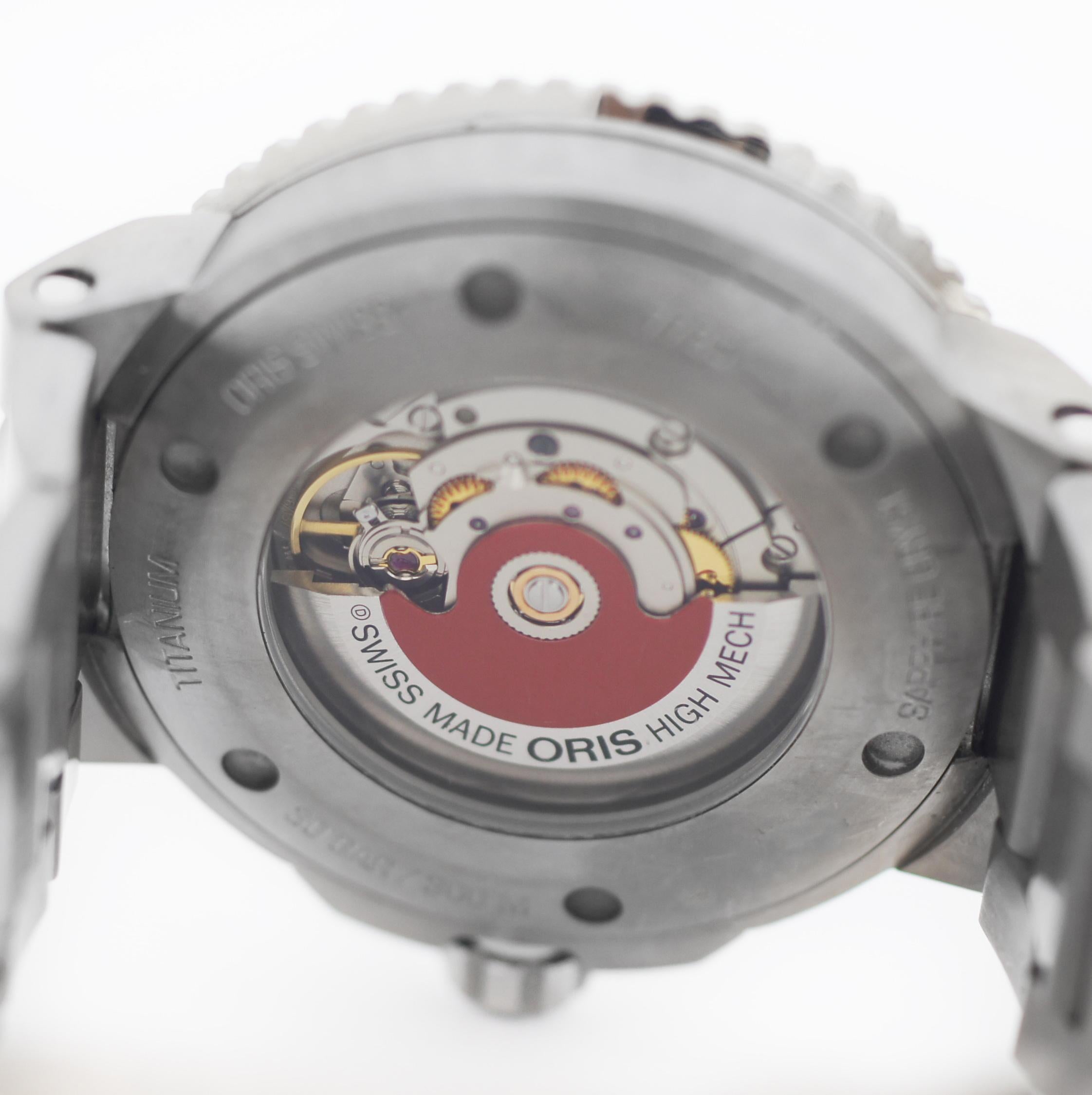 ORIS Aquis Date Grey Dial Titanium Men's Watch For Sale 1