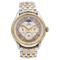 Oris Artelier Complication 2007 Two Tone Moonphase Automatic Men's Watch