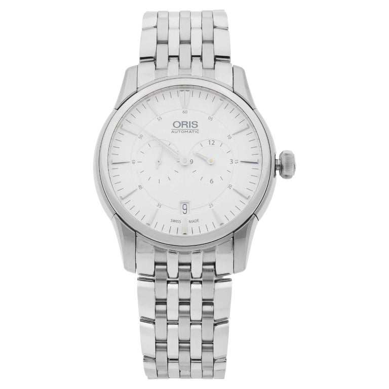 Oris Artelier Regulateur Steel Silver Dial Men Watch 01 749 7667 4051-07 8 21 77