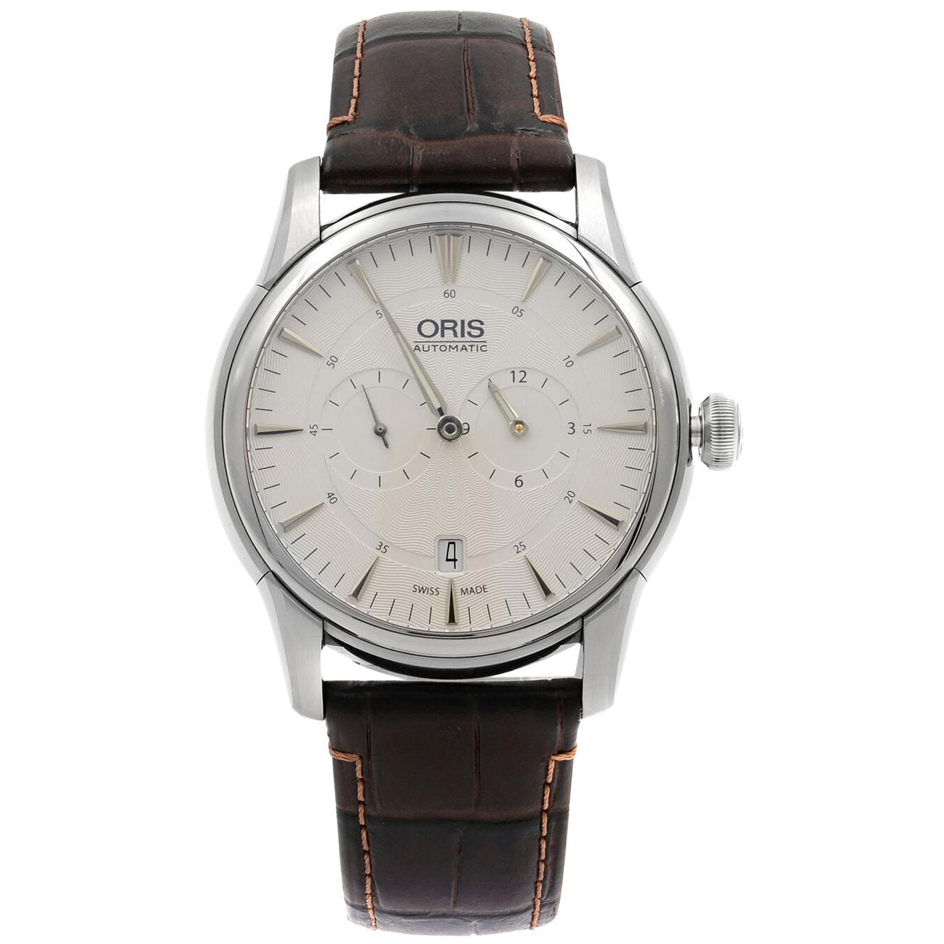 Oris Artelier Regulateur White Dial Men's Watch 01 749 7667 4051-07 1 21  73FC For Sale at 1stDibs