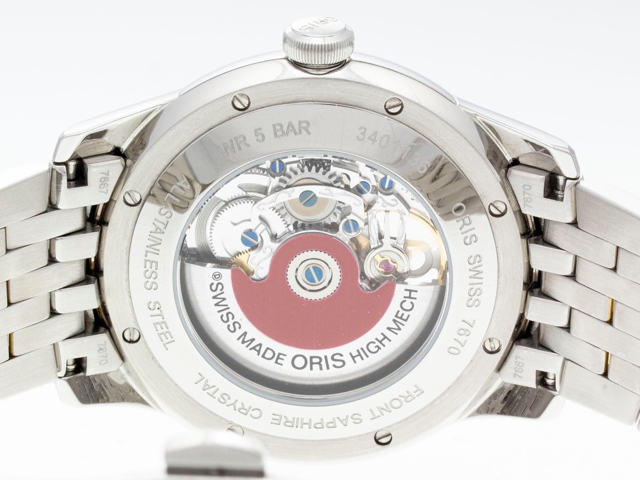 Oris Artelier Skeleton 01 734 7670 4351-07 8 21 78 For Sale 6