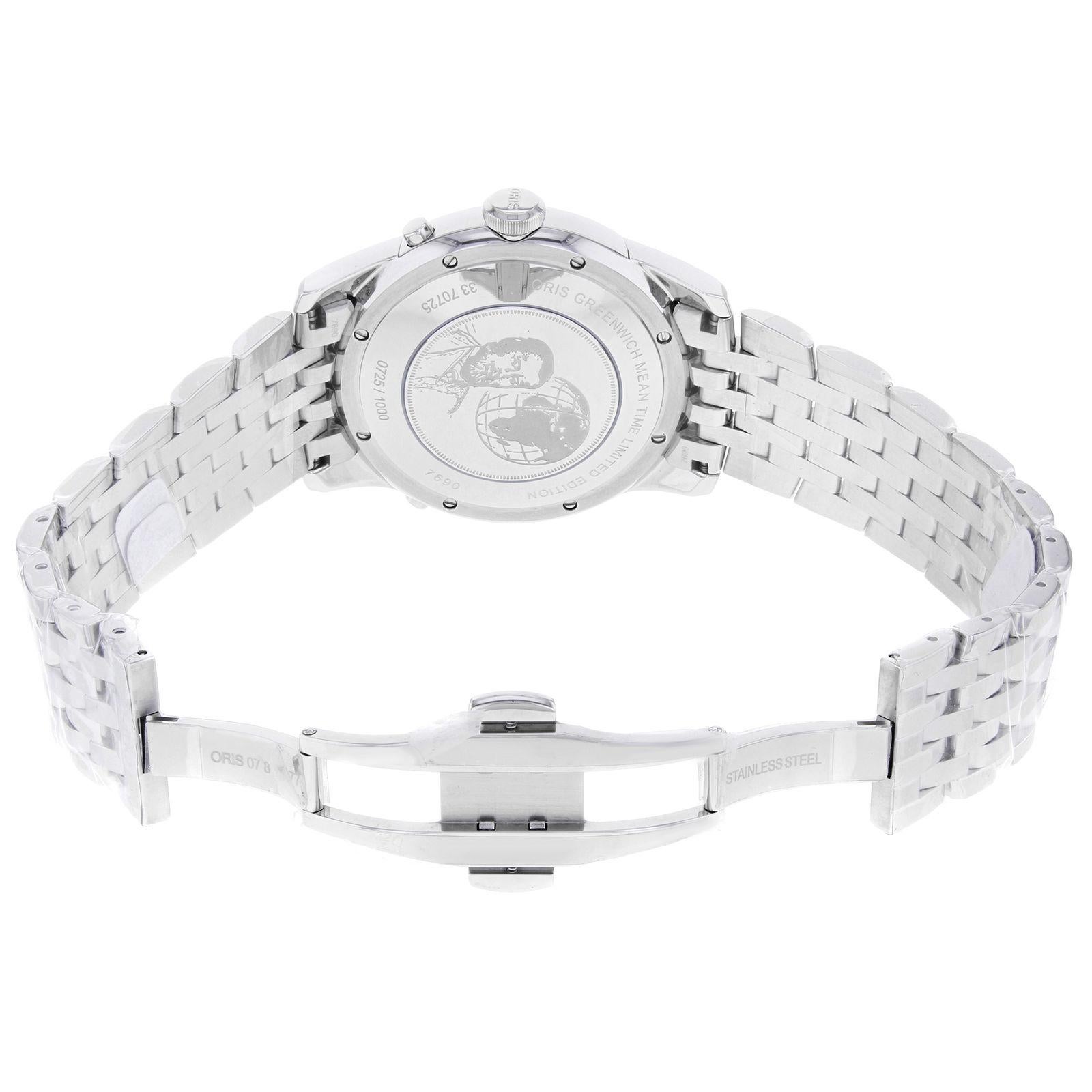 Oris Artelier Steel Silver Limited Edition Automatic Men's Watch 690 7690 4081 3
