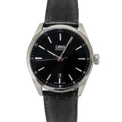 Reloj Oris Artix Date 42 mm 0173376424034-0752181FC, de acero, automático y con esfera negra