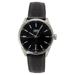 Reloj Oris Artix Date 42 mm 0173376424034-0752181FC, de acero, automático y con esfera negra