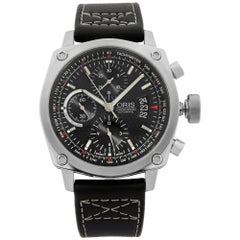 Oris BC4 Chronograph Steel Black Dial Men's Watch 01 674 7616 4154-07 5 22 58FC