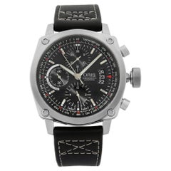 Oris BC4 Montre pour homme avec chronographe en acier et cadran noir 01 674 7616 4154-07 5 22 58FC