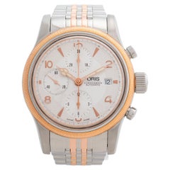 Oris Big Crown Chrono Ref 7567, Saphir Anzeige C/B, Ausgezeichneter Zustand