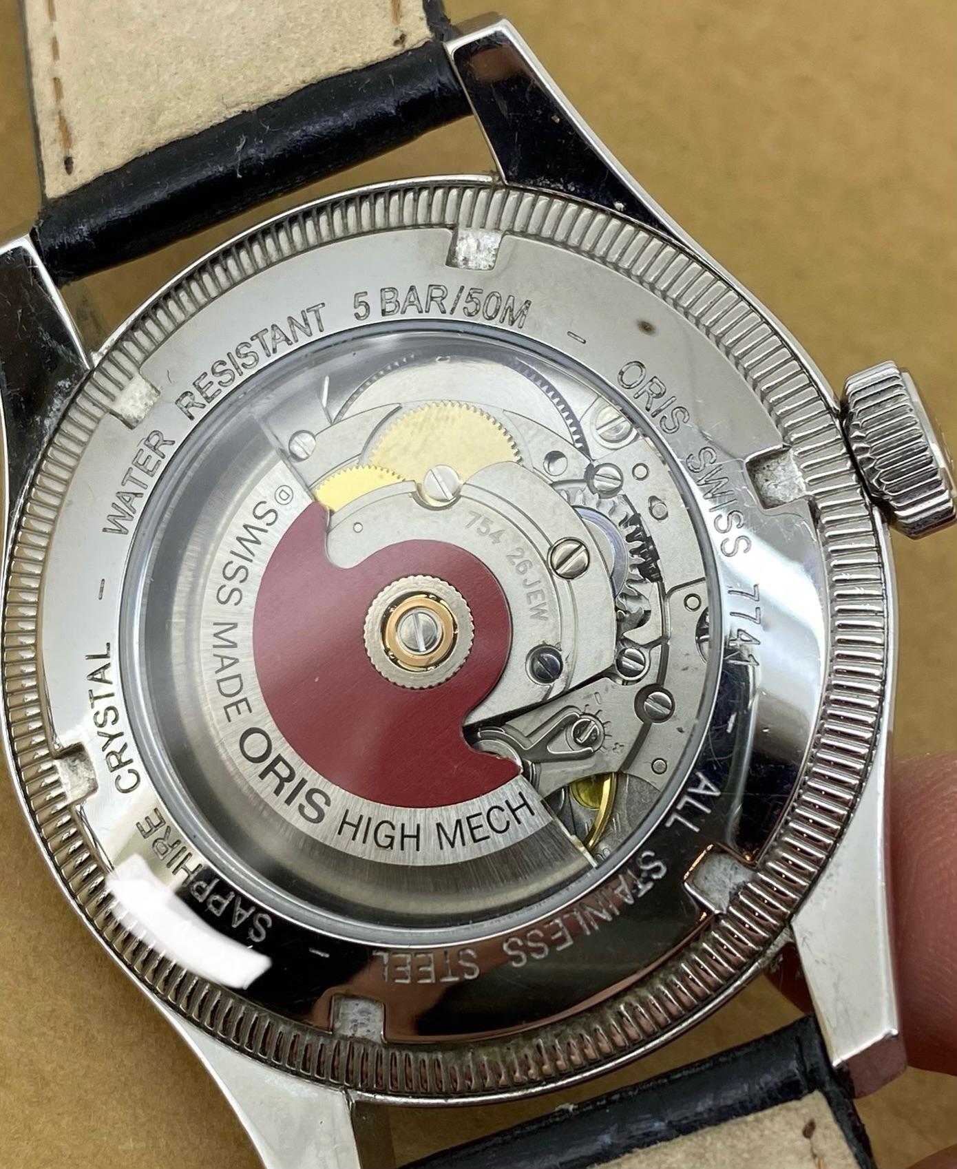 De los hombres Oris Big Crown Pointer Date ref 01754 7741 40mm S/Steel Automatic Mens Watch en venta