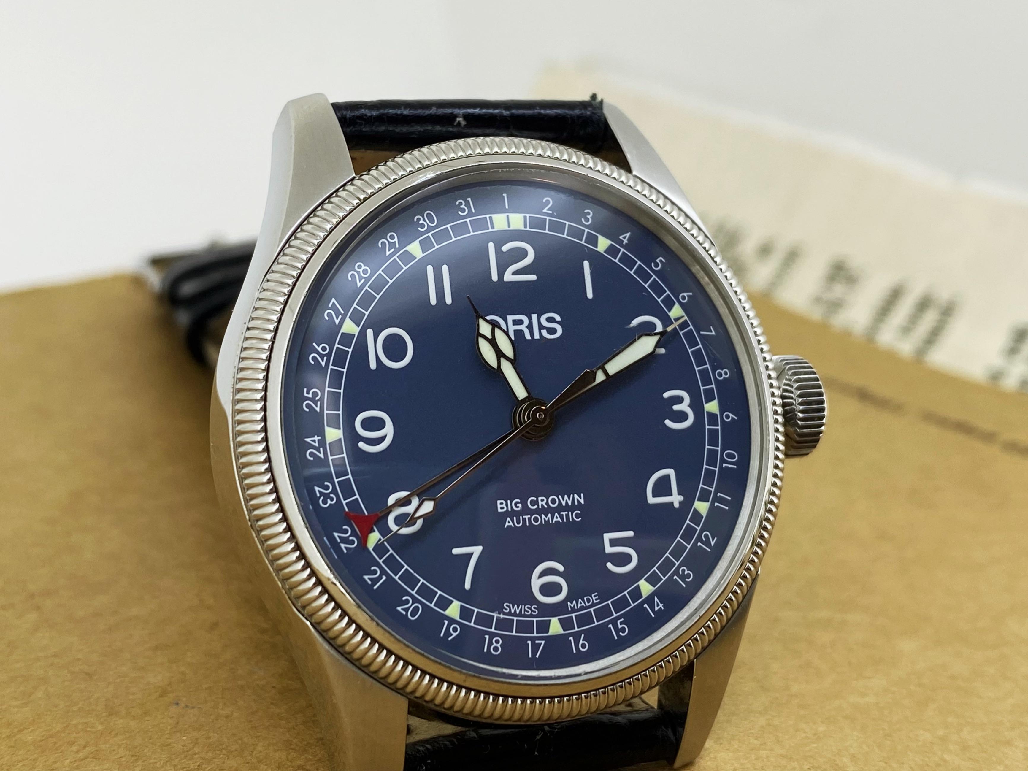 Oris Big Crown Pointer Date ref 01754 7741 40mm S/Steel Automatic Mens Watch en venta 2