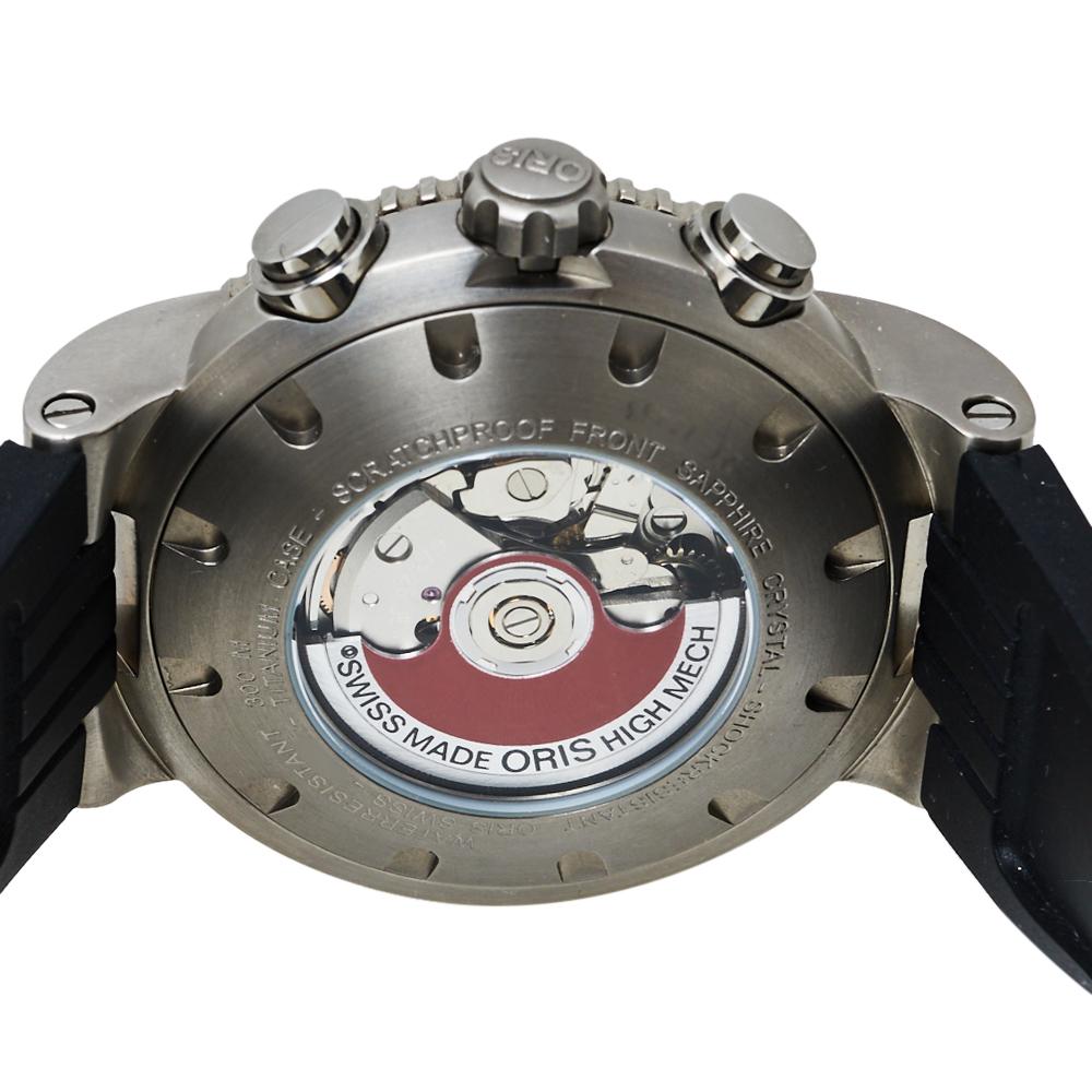 Oris Carbon Fiber Titanium Rubber Williams Limited Edition Men's Wristwatch 44  2