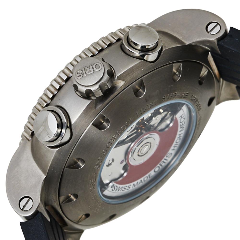 Oris Carbon Fiber Titanium Rubber Williams Limited Edition Men's Wristwatch 44  3