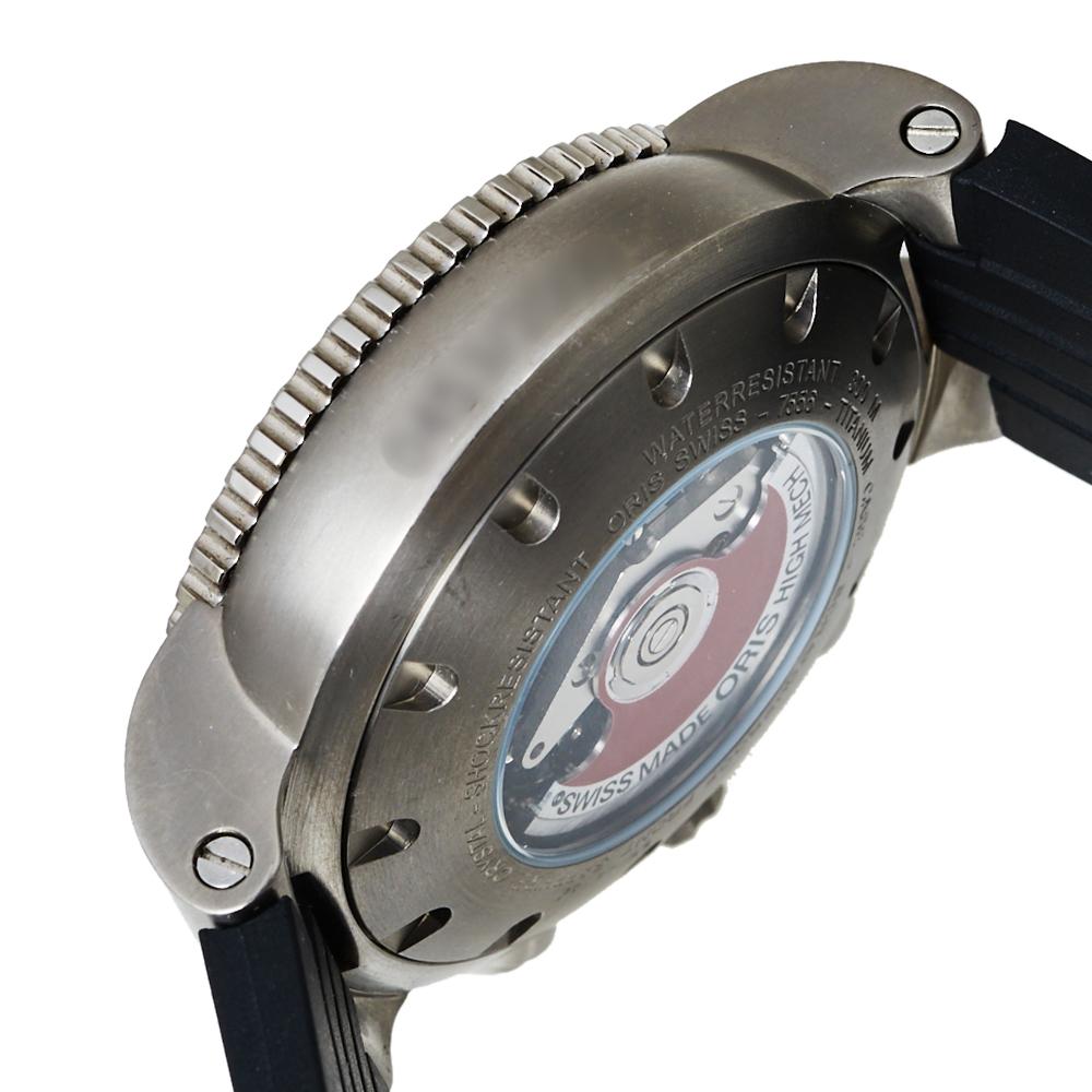 Oris Carbon Fiber Titanium Rubber Williams Limited Edition Men's Wristwatch 44  4