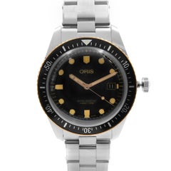 Reloj Oris Diver Sixty-Five Acero Bronce Esfera Negra 01 733 7720 4354-07 8 21 18