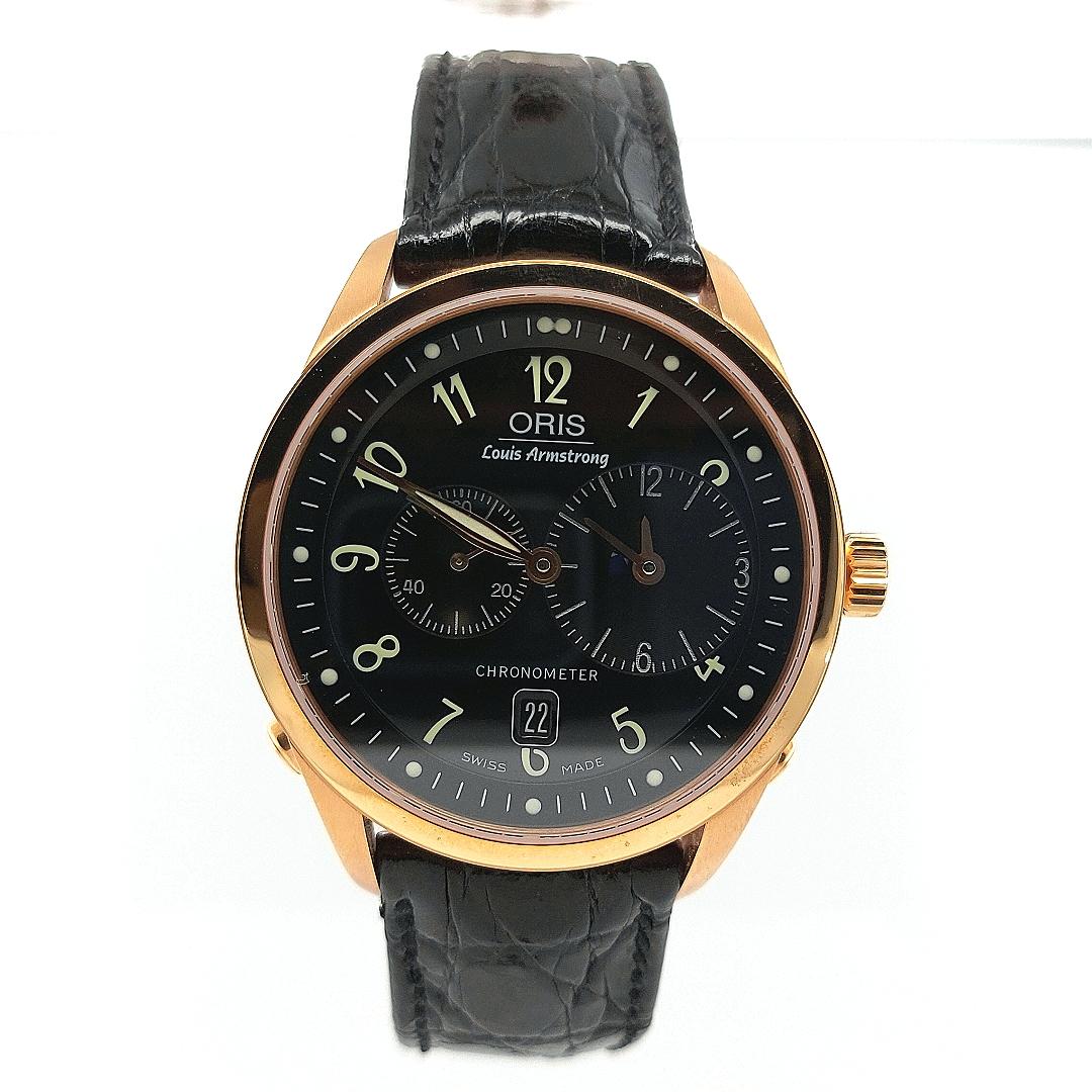 Oris, Louis Armstrong Limited Edition 3 Watches Set from 10 Pieces Worldwide For Sale 2