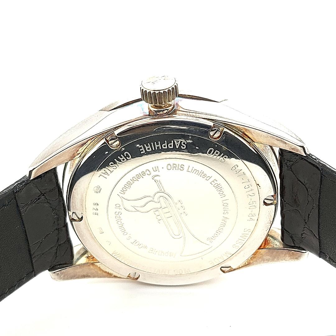 Oris, Louis Armstrong Limited Edition 3 Watches Set from 10 Pieces Worldwide For Sale 12
