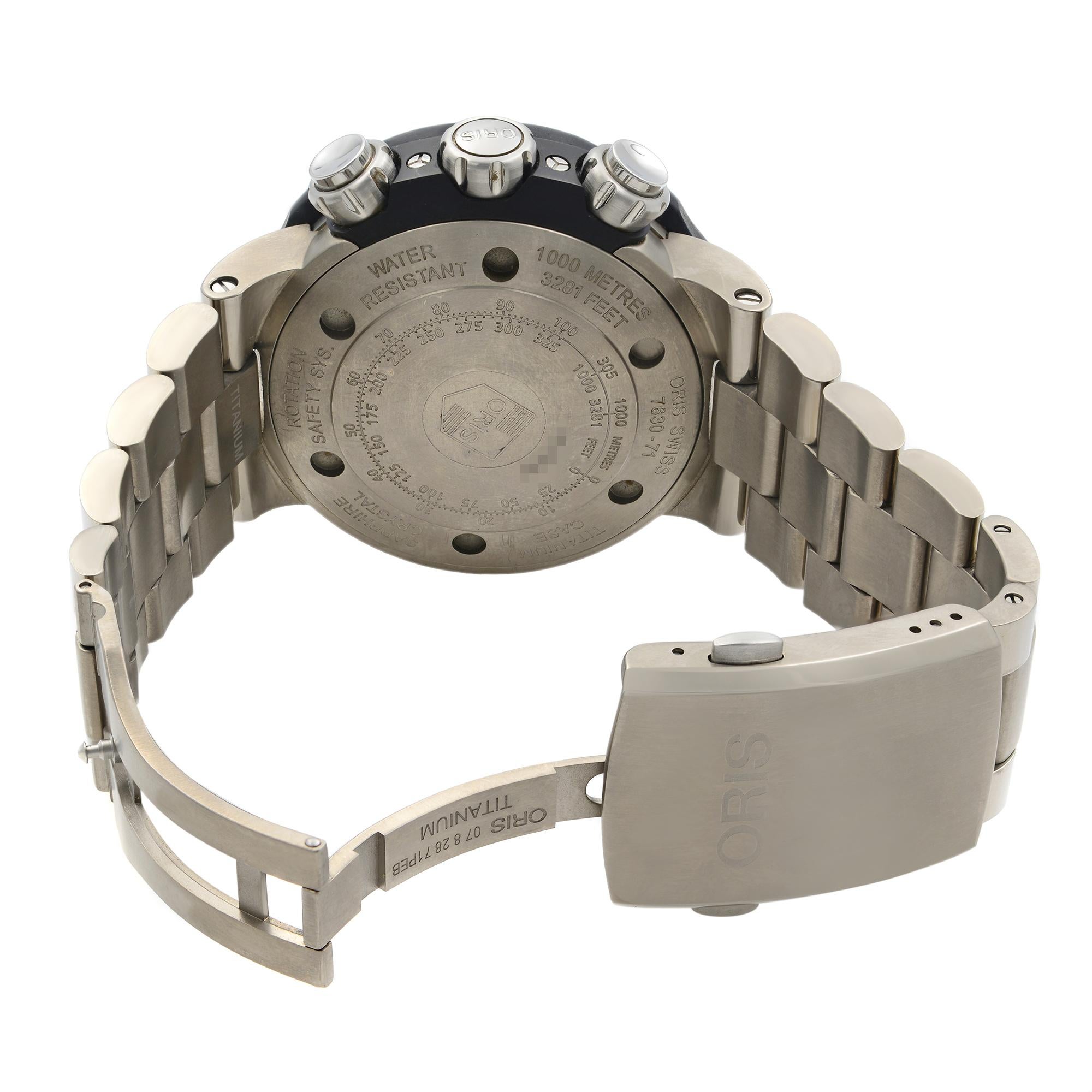 oris titanium diver 1000m