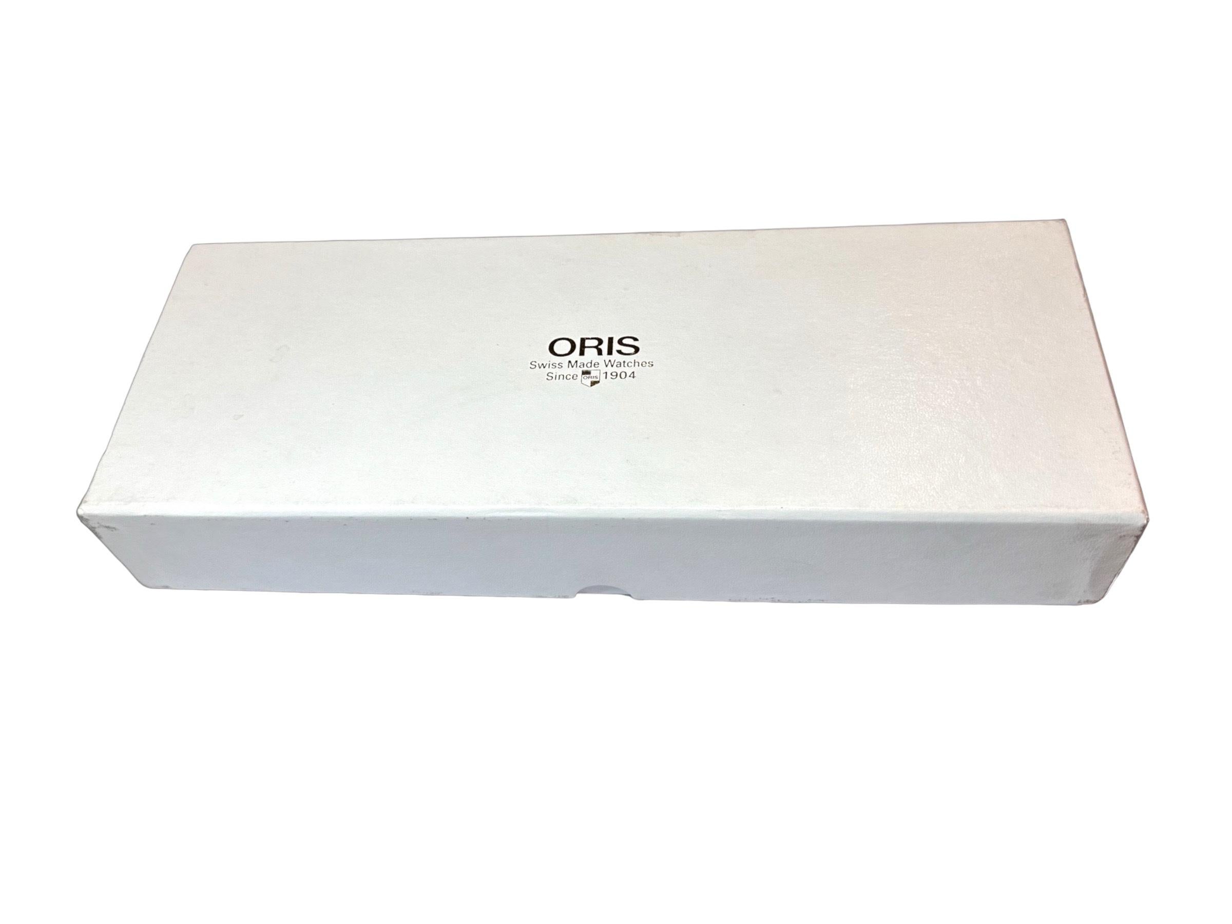 Oris Reveil Limited Edition Mechanical Alarm 18kt Gold, New with Box & Papers en vente 9