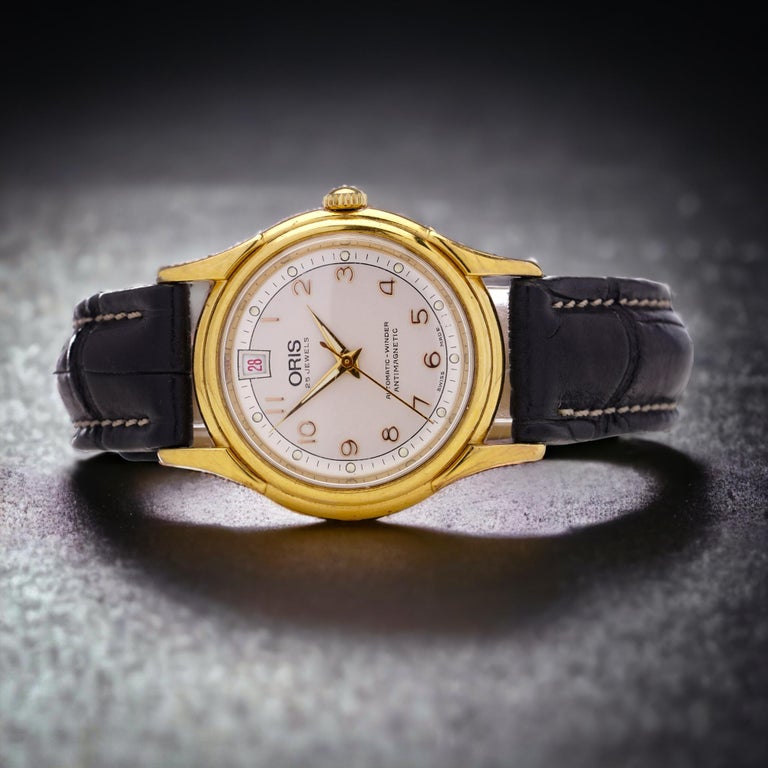 Orologio Oris modello 7317, movimento automatico a 25 1970's