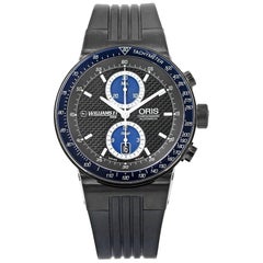 Oris Williams F1 Team Black PVD Steel Automatic Black Dial Watch 673-7563-4754RS