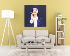 Orit Fuchs : Vivid 60 - Impression giclée sur toile - Figure féminine. 55/55