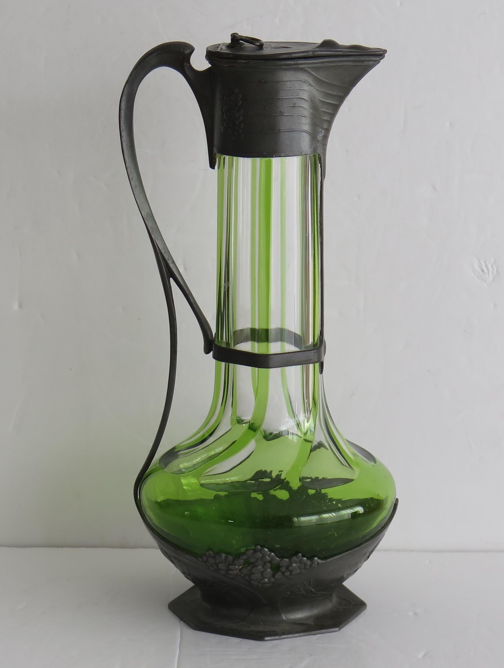 grünes glas antik
