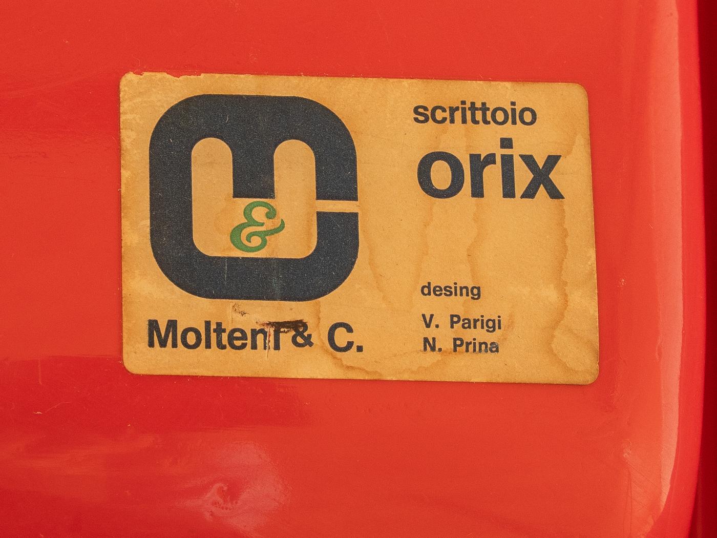 Orix-Schreibtisch, Vittorio Parigi & Nani Prina im Angebot 8