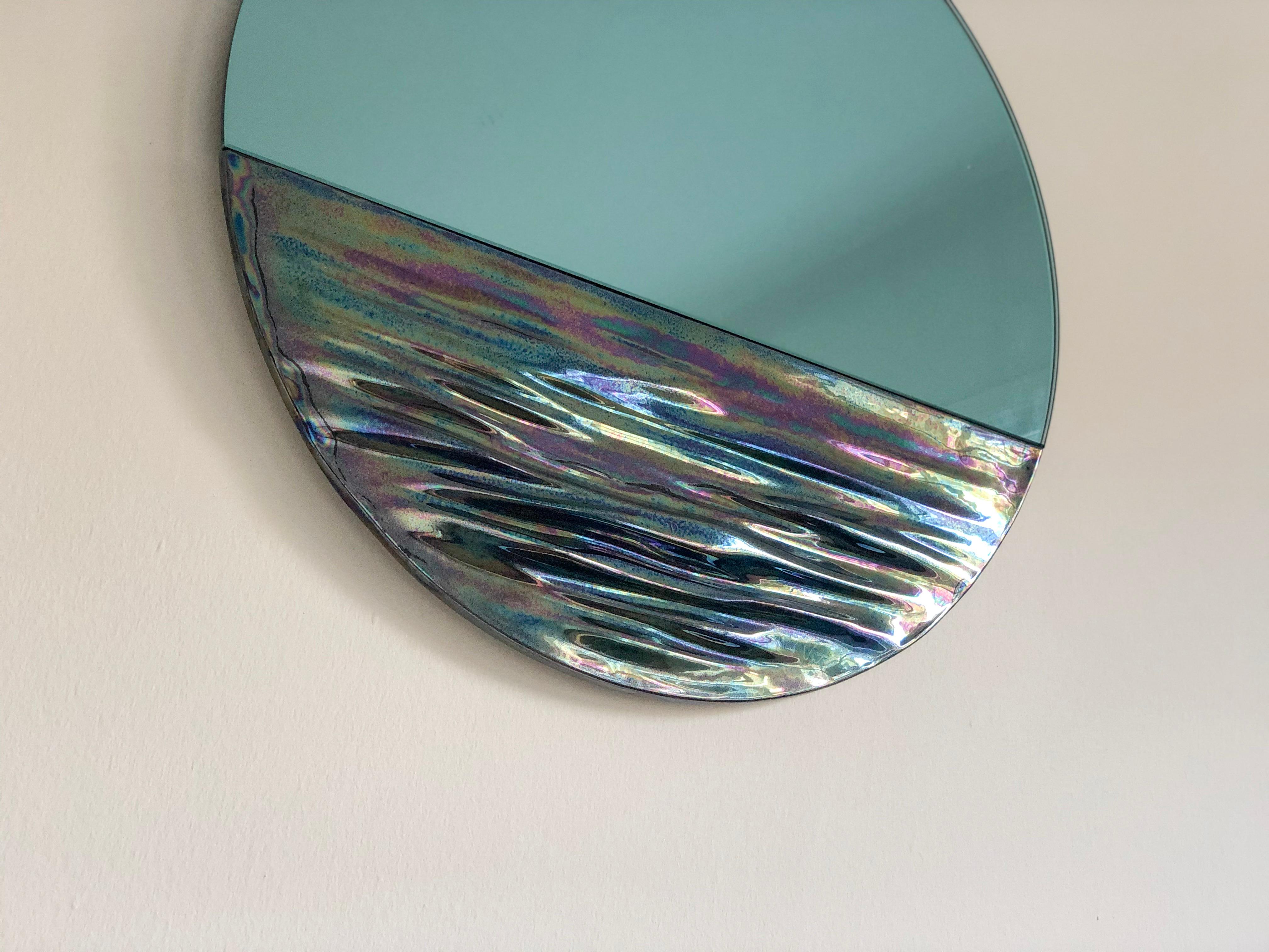 iridescent mirror
