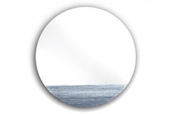 Orizzonte 1500 Silver Round Mirror by Disain1971