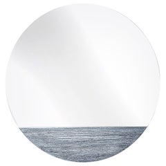 Specchio tondo Orizzonte 600 Silver di Disain1971