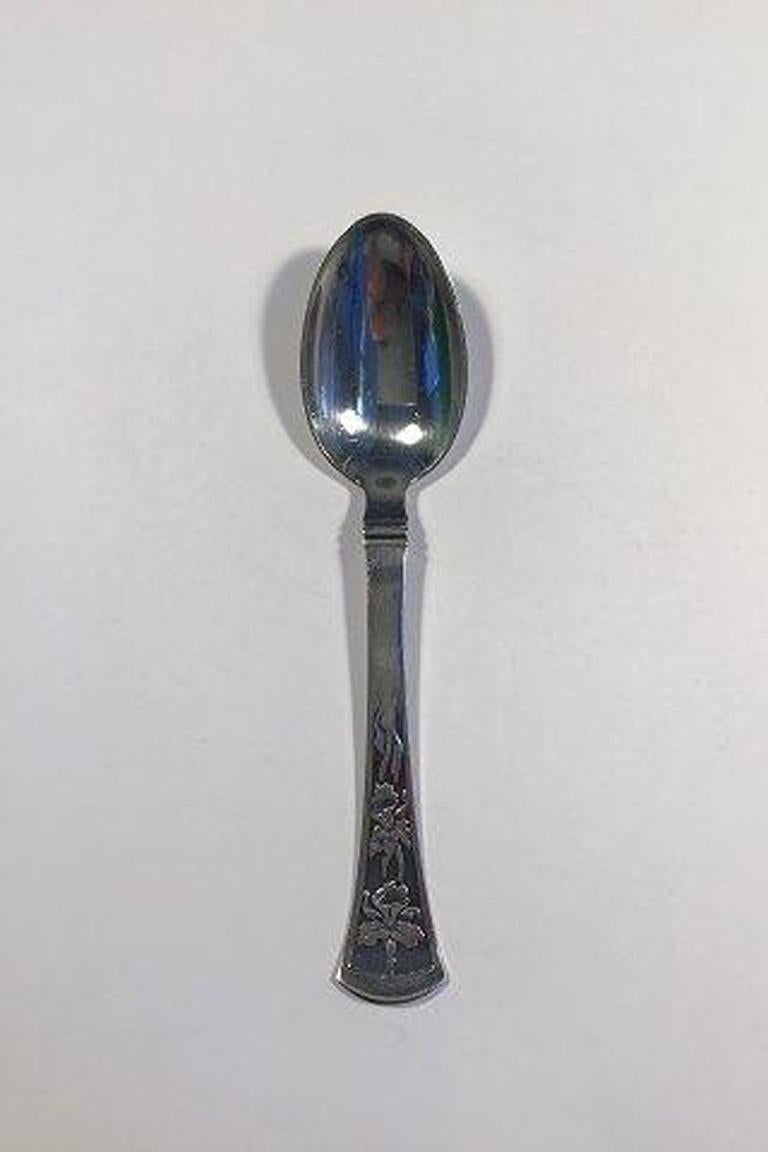 Orkide/Orchid Silver Child Spoon Horsens Silversmithy In Good Condition For Sale In Copenhagen, DK