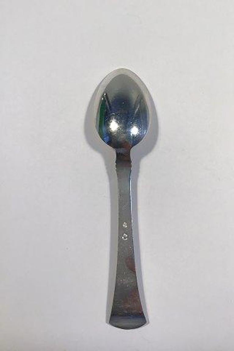 20th Century Orkide/Orchid Silver Child Spoon Horsens Silversmithy For Sale