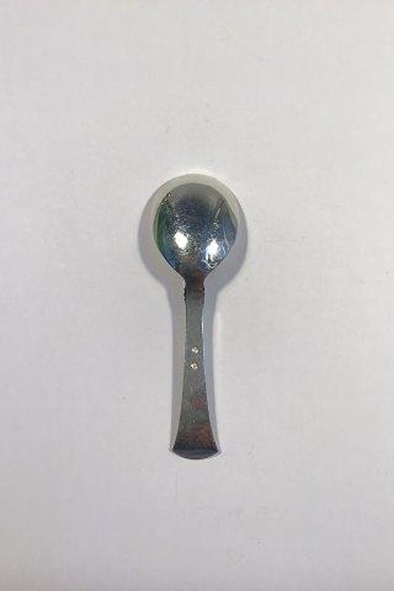 20th Century Orkide/Orchid Silver Sugar Spoon Horsens Silversmithy For Sale